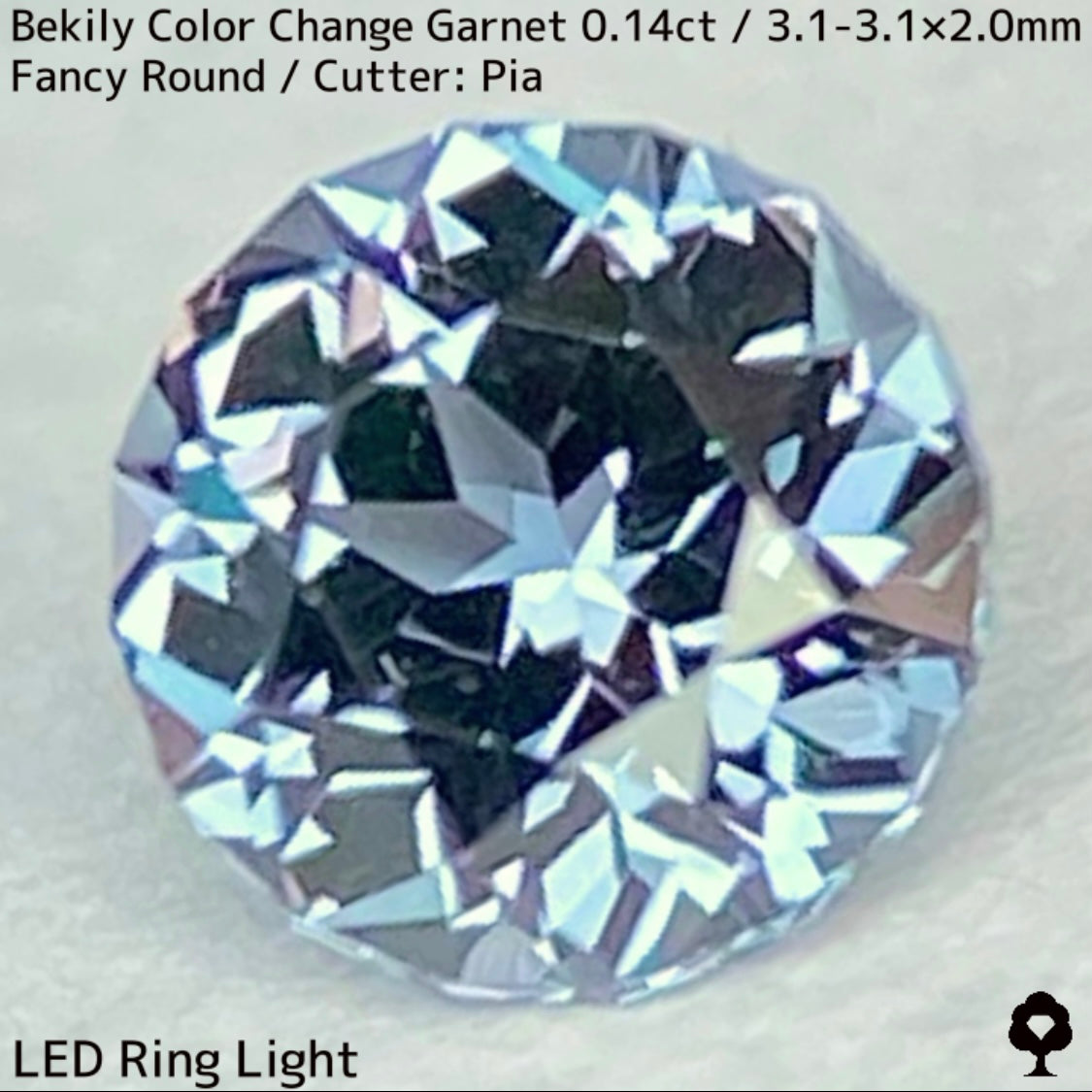 Color Change Garnet 0.14ct / Bekily(Madagascar)
