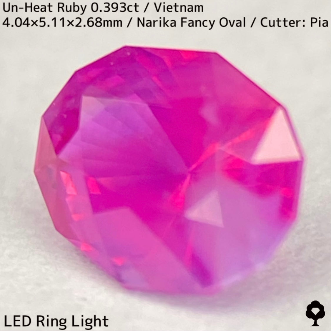 Un-Heat Ruby 0.393ct / Vietnam