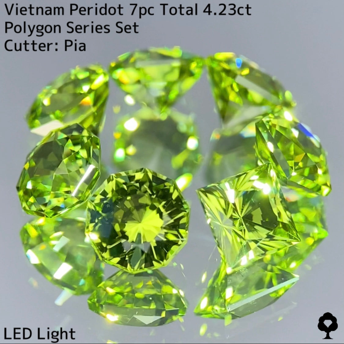 Peridot 7P 4.23ct / Vietnam / Narika collection