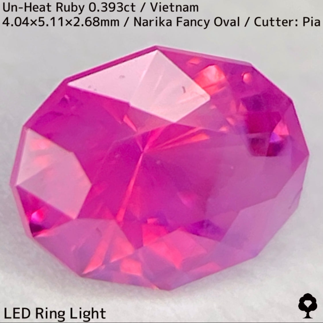 Un-Heat Ruby 0.393ct / Vietnam