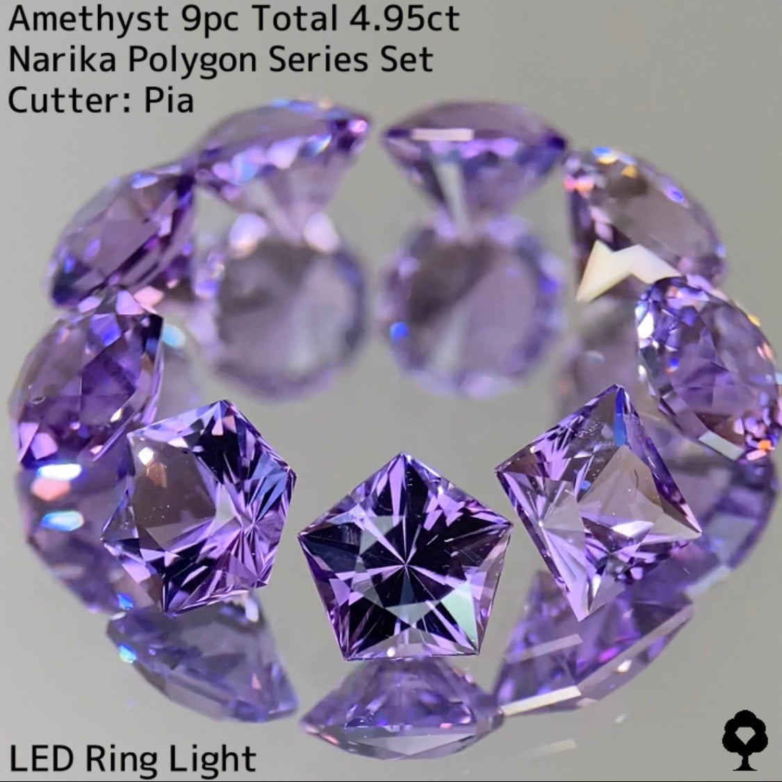 Amethyst Set 4.95ct / Narika collection