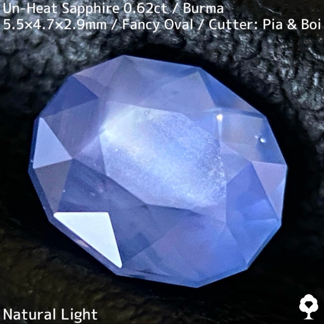 Burmese unheated sapphire 0.62ct★★