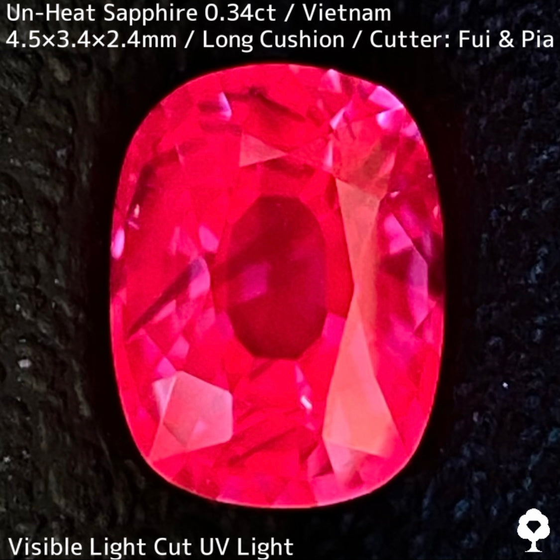 Un-Heat Sapphire 0.34ct / Vietnam