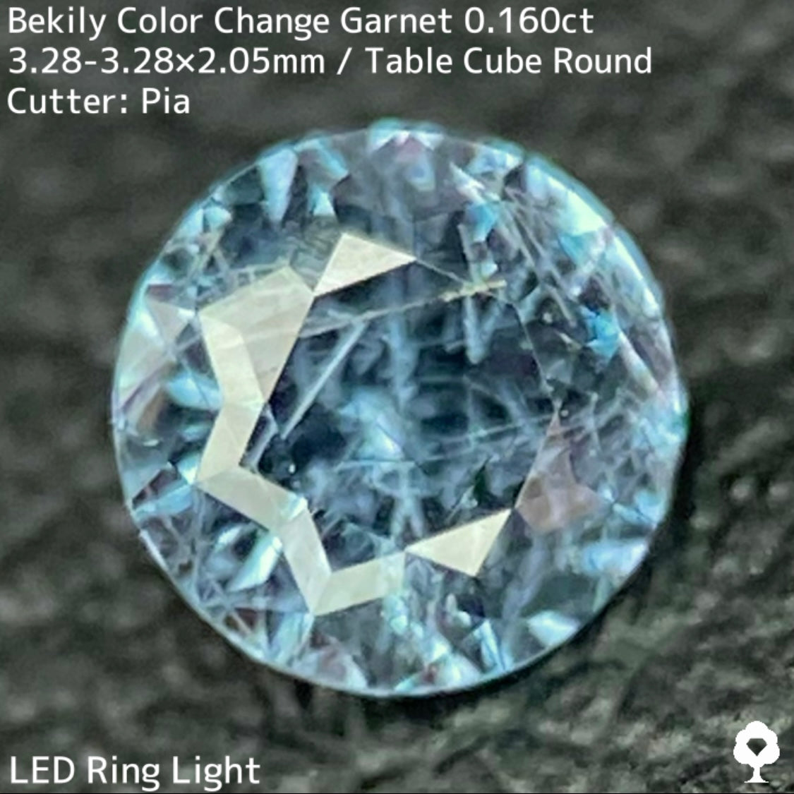 Color Change Garnet 0.160ct / Bekily(Madagascar)