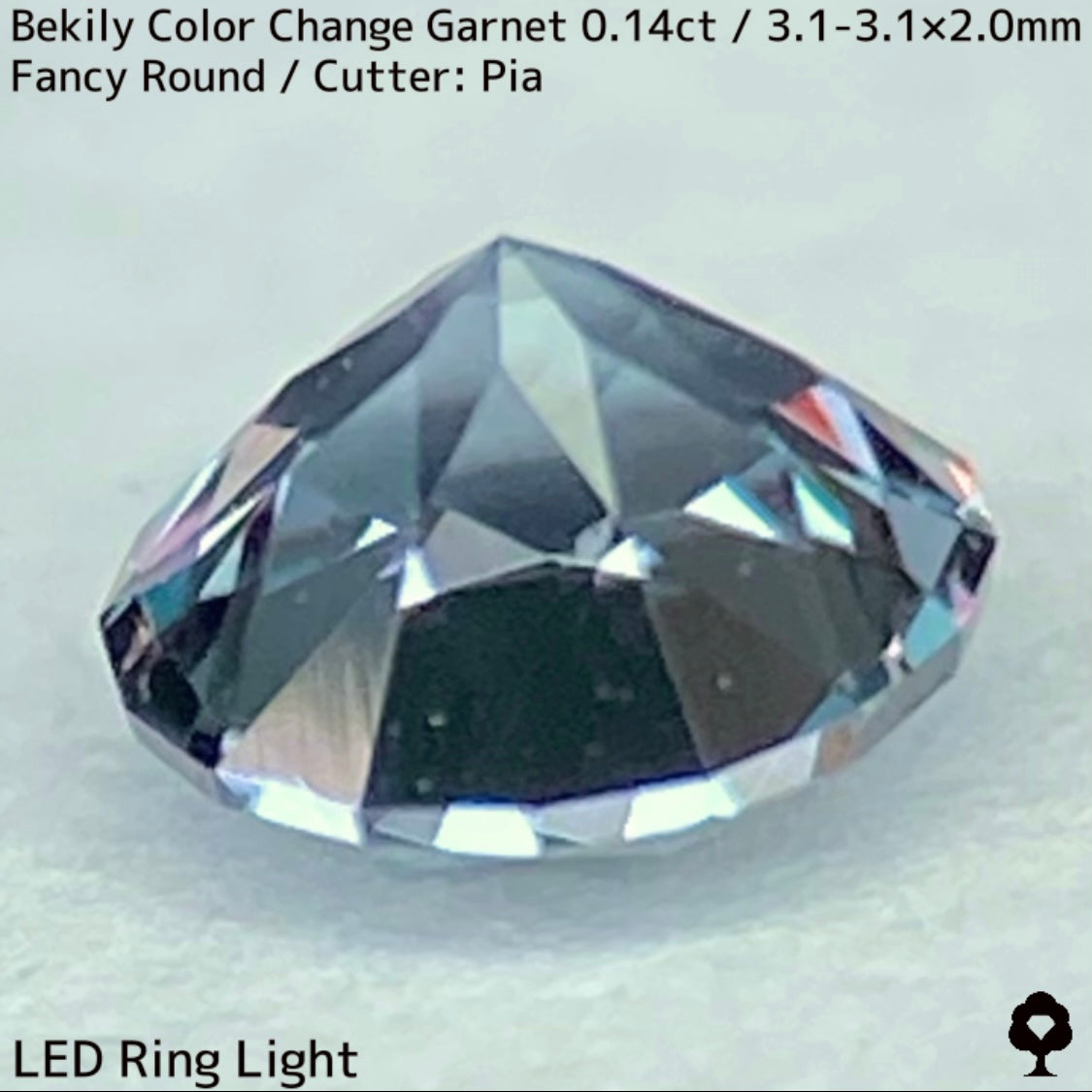 Color Change Garnet 0.14ct / Bekily(Madagascar)
