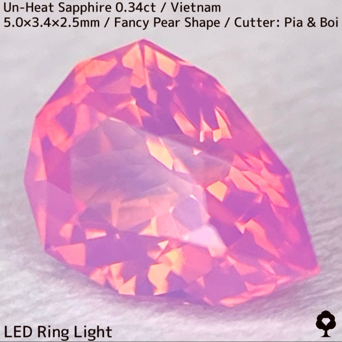 Un-Heat Sapphire 0.34ct / Vietnam