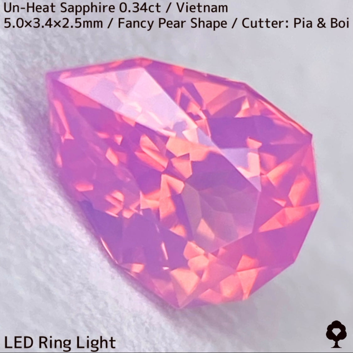 Un-Heat Sapphire 0.34ct / Vietnam