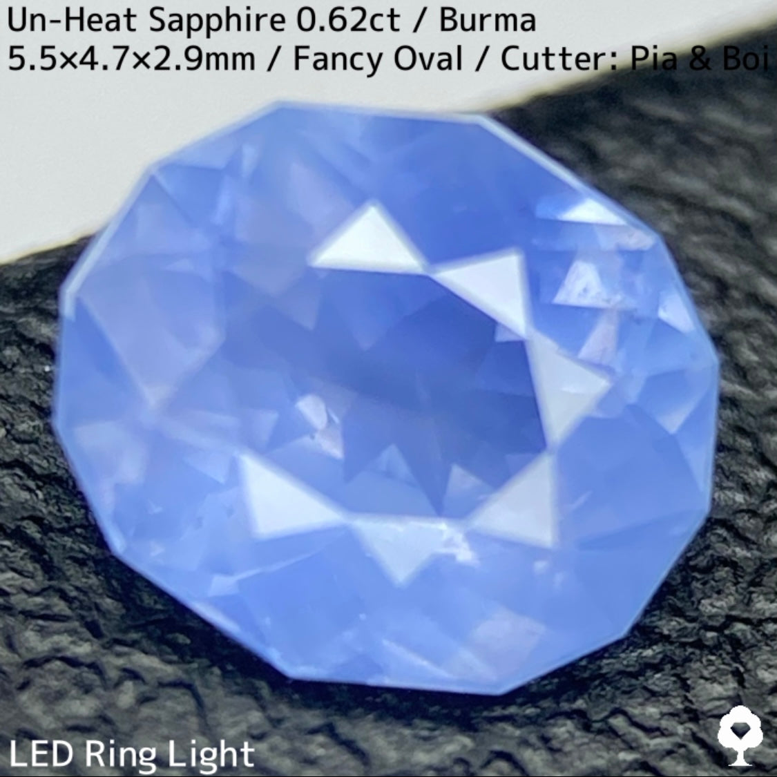 Burmese unheated sapphire 0.62ct★★