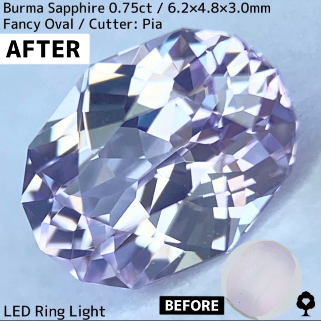 Sapphire 0.757ct / Burma