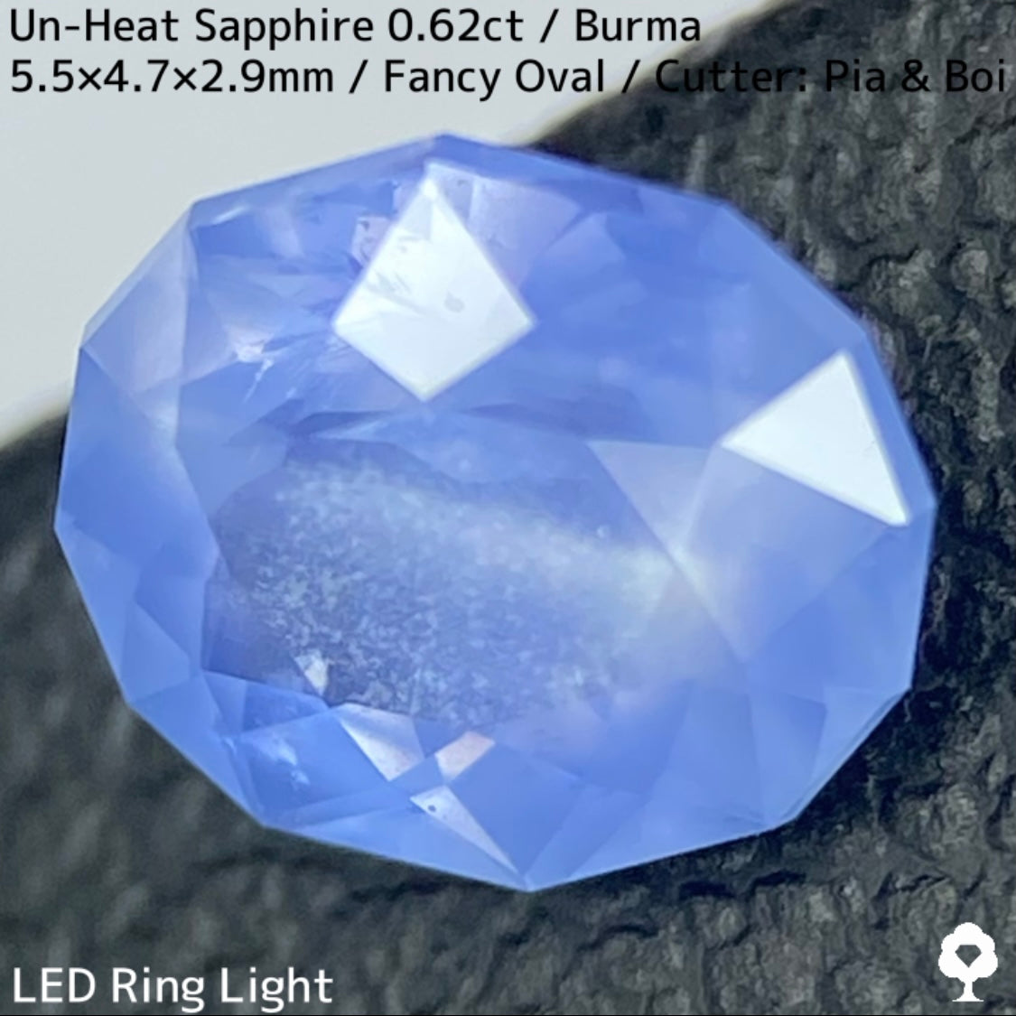 Burmese unheated sapphire 0.62ct★★