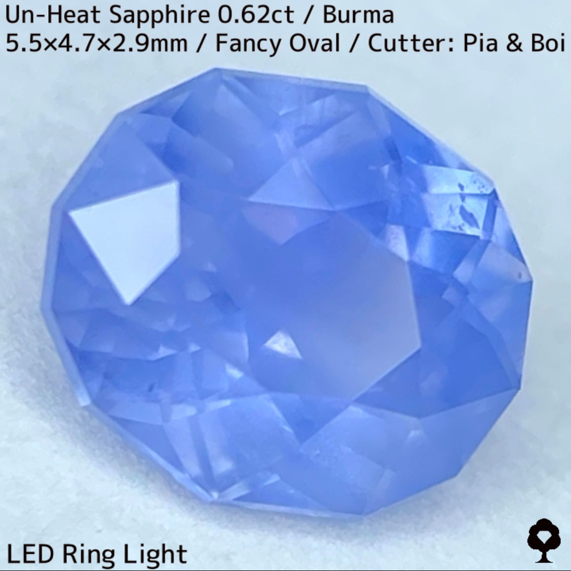 Burmese unheated sapphire 0.62ct★★