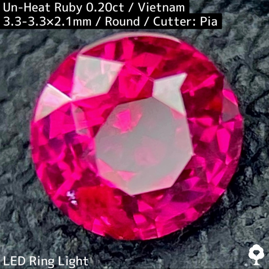 Un-Heat Ruby 0.20ct / Vietnam