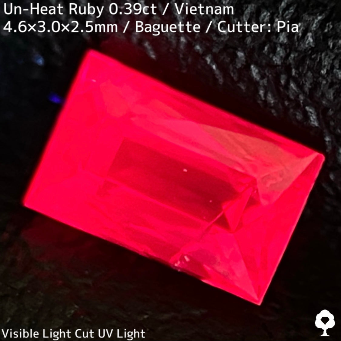 Un-Heat Ruby 0.394ct / Vietnam