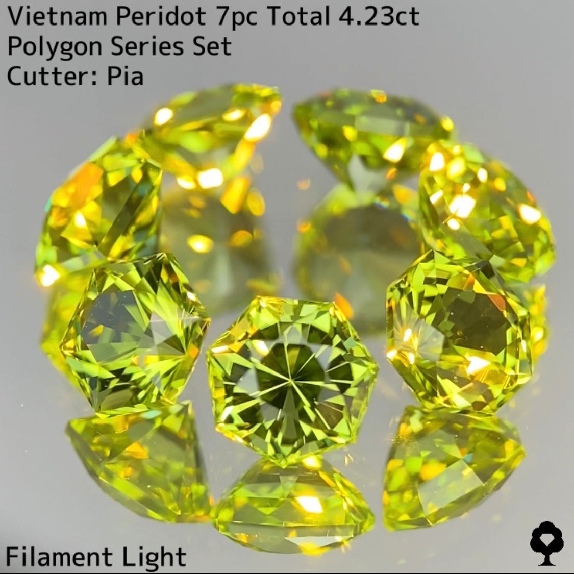 Peridot 7P 4.23ct / Vietnam / Narika collection