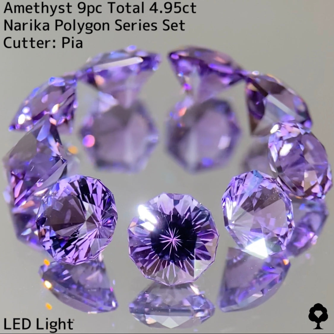 Amethyst Set 4.95ct / Narika collection