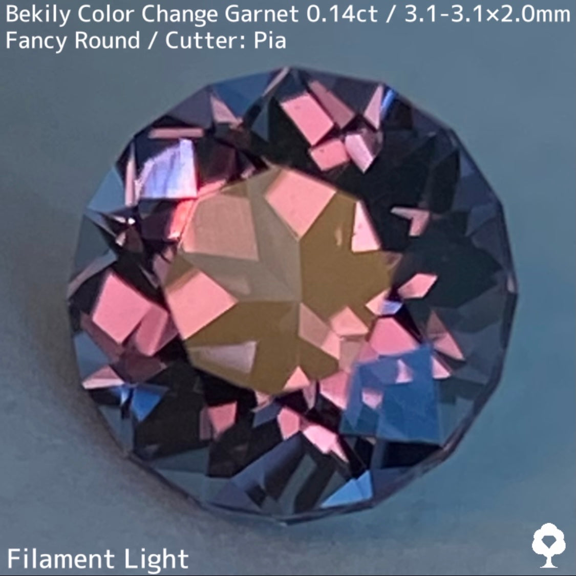 Color Change Garnet 0.14ct / Bekily(Madagascar)