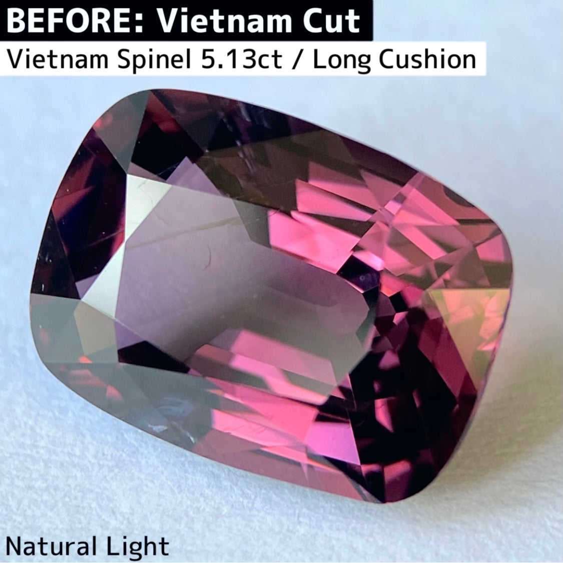 Spinel 2.788ct / Vietnam