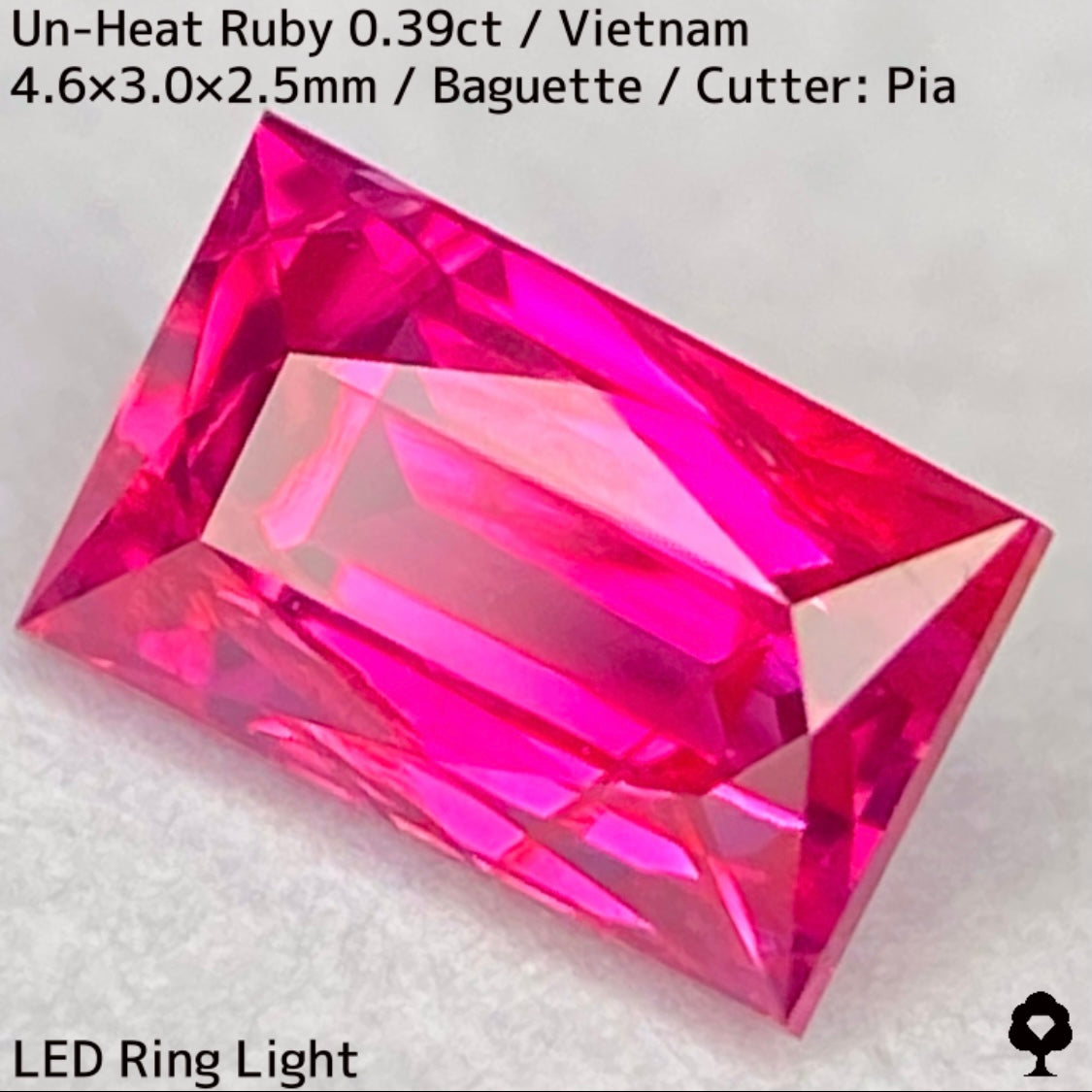 Un-Heat Ruby 0.394ct / Vietnam