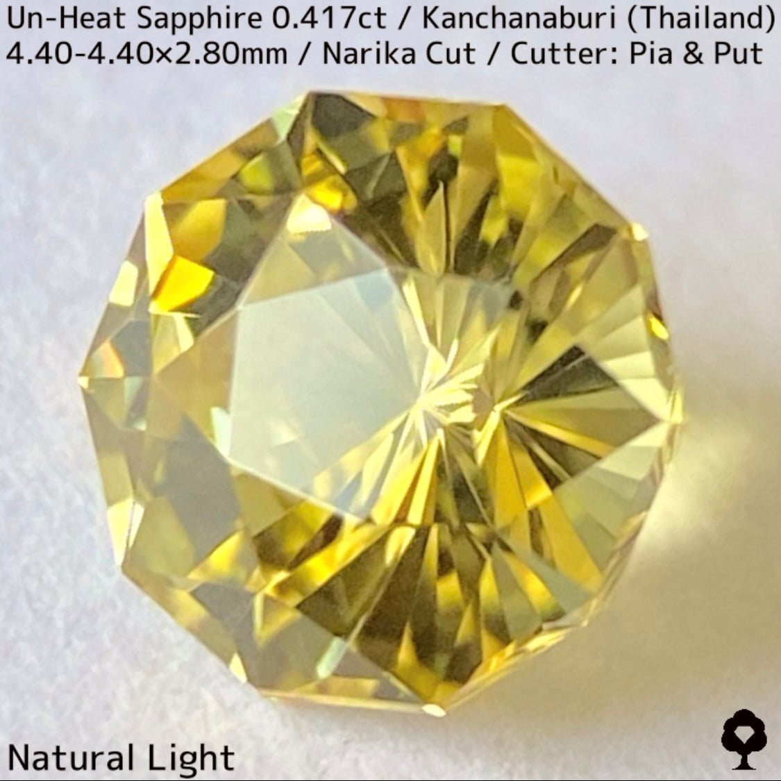 Un-heat Sapphire 0.417ct / kanchanaburi