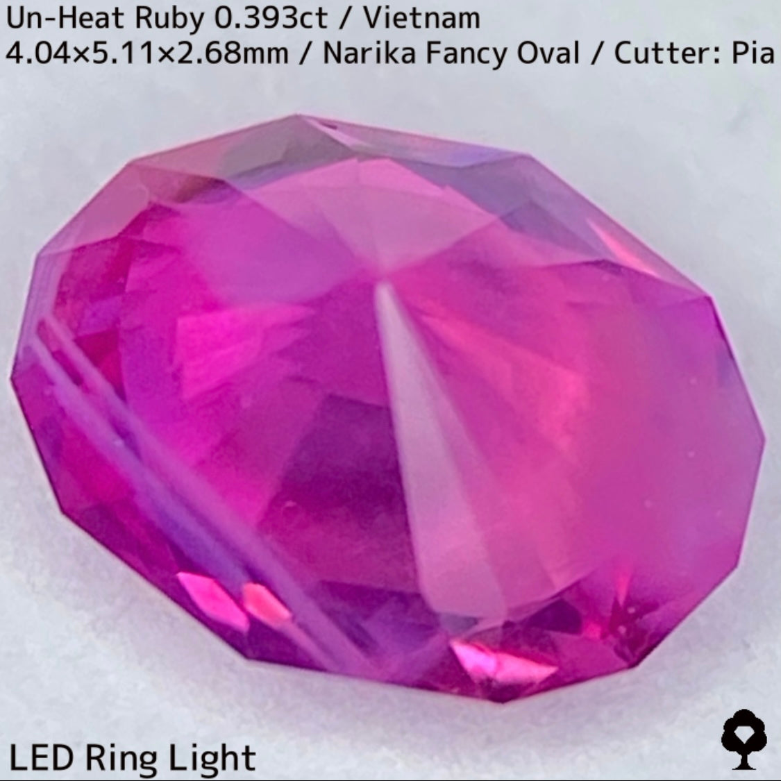 Un-Heat Ruby 0.393ct / Vietnam