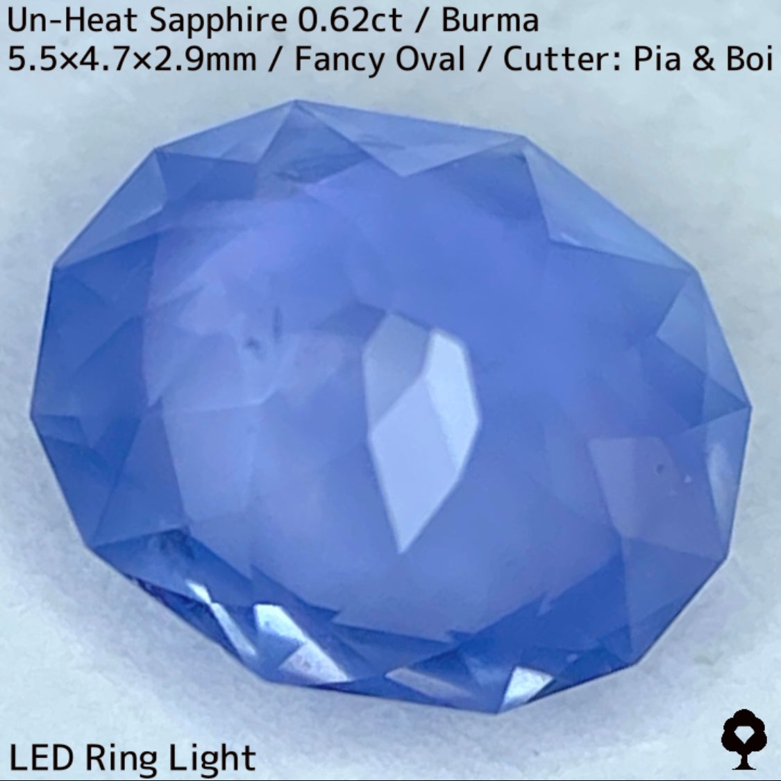 Burmese unheated sapphire 0.62ct★★