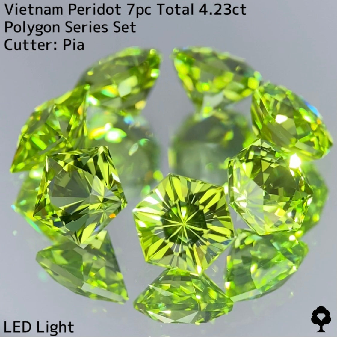 Peridot 7P 4.23ct / Vietnam / Narika collection