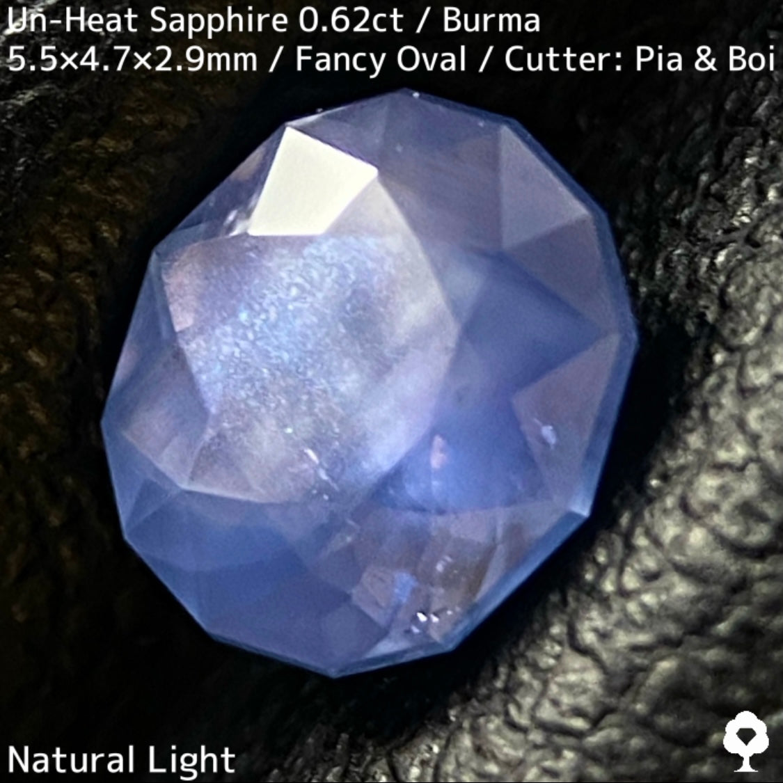 Burmese unheated sapphire 0.62ct★★