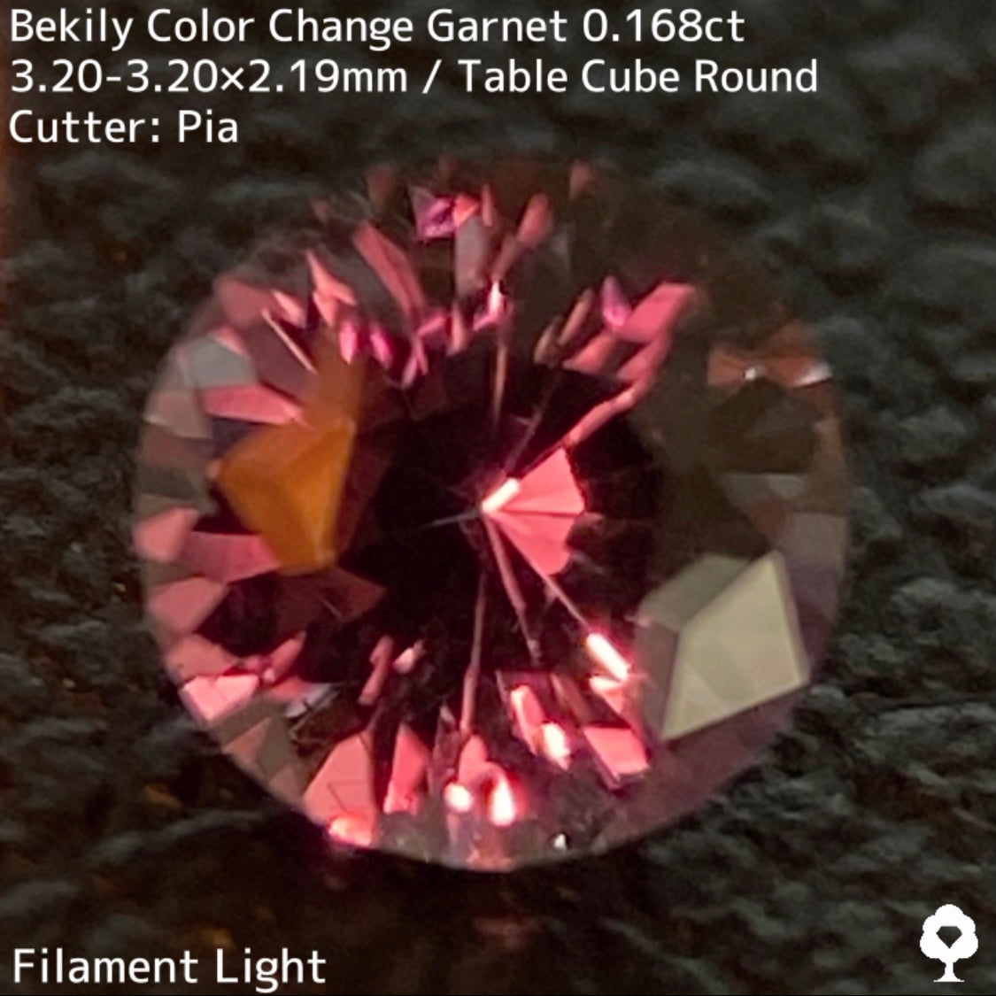 Color Change Garnet 0.168ct / Bekily(Madagascar)