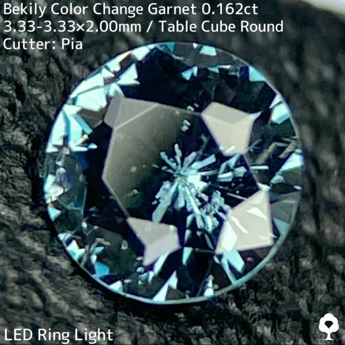 Color Change Garnet 0.162ct / Bekily(Madagascar)
