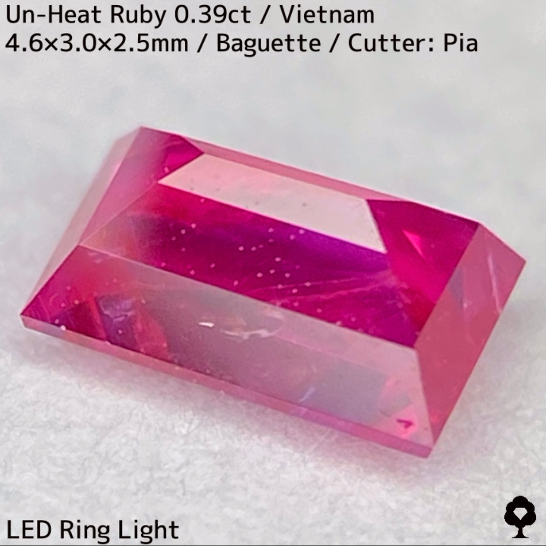 Un-Heat Ruby 0.394ct / Vietnam