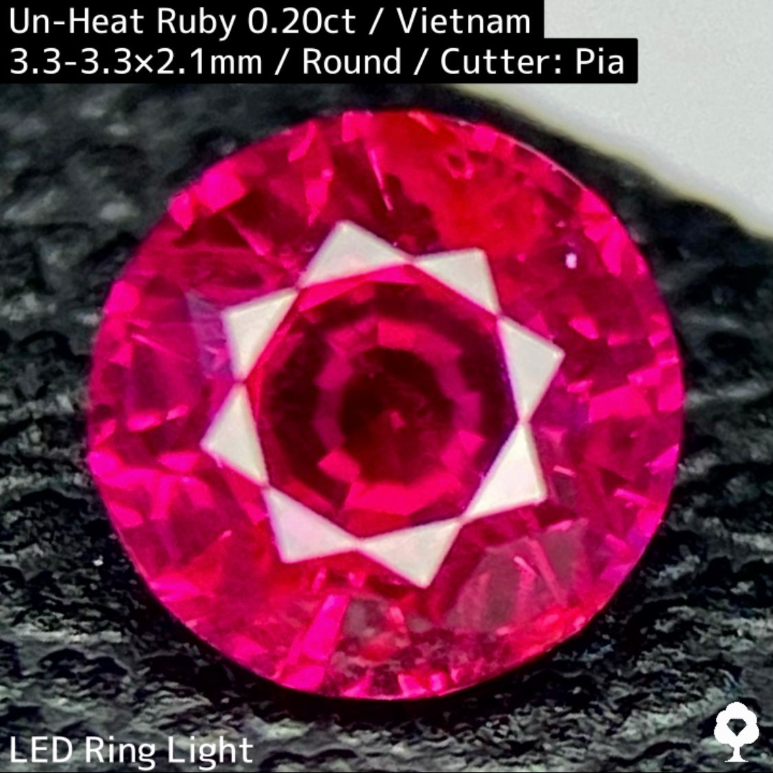 Un-Heat Ruby 0.20ct / Vietnam