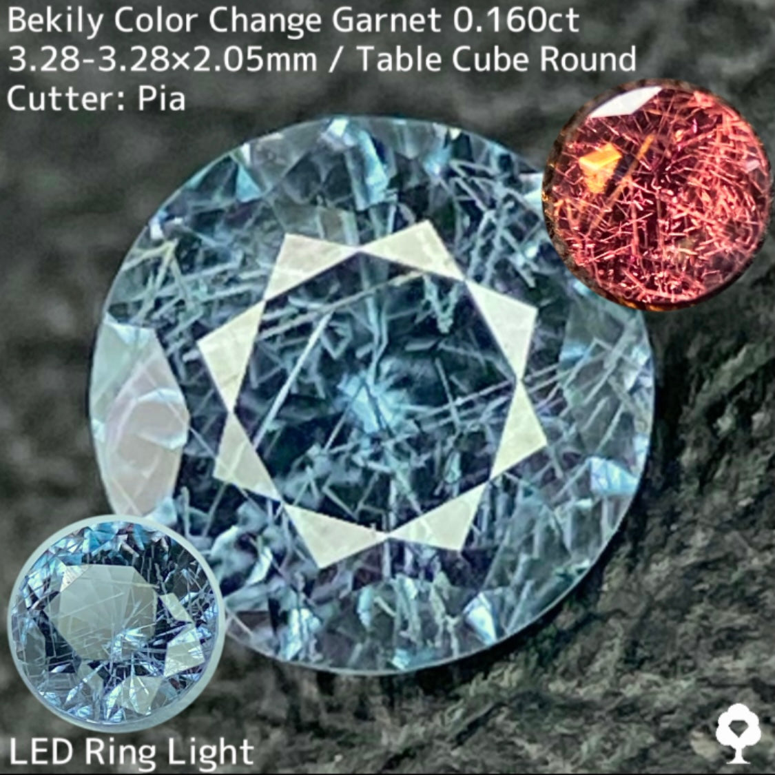 Color Change Garnet 0.160ct / Bekily(Madagascar)
