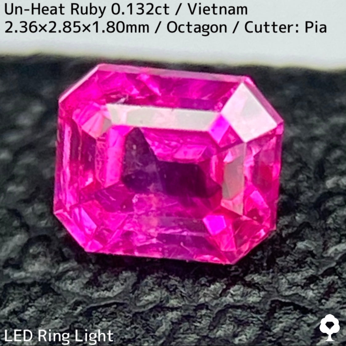 Un-Heat Ruby 0.132ct / Vietnam