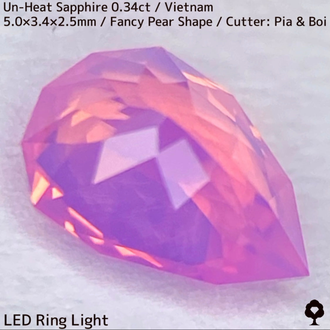 Un-Heat Sapphire 0.34ct / Vietnam