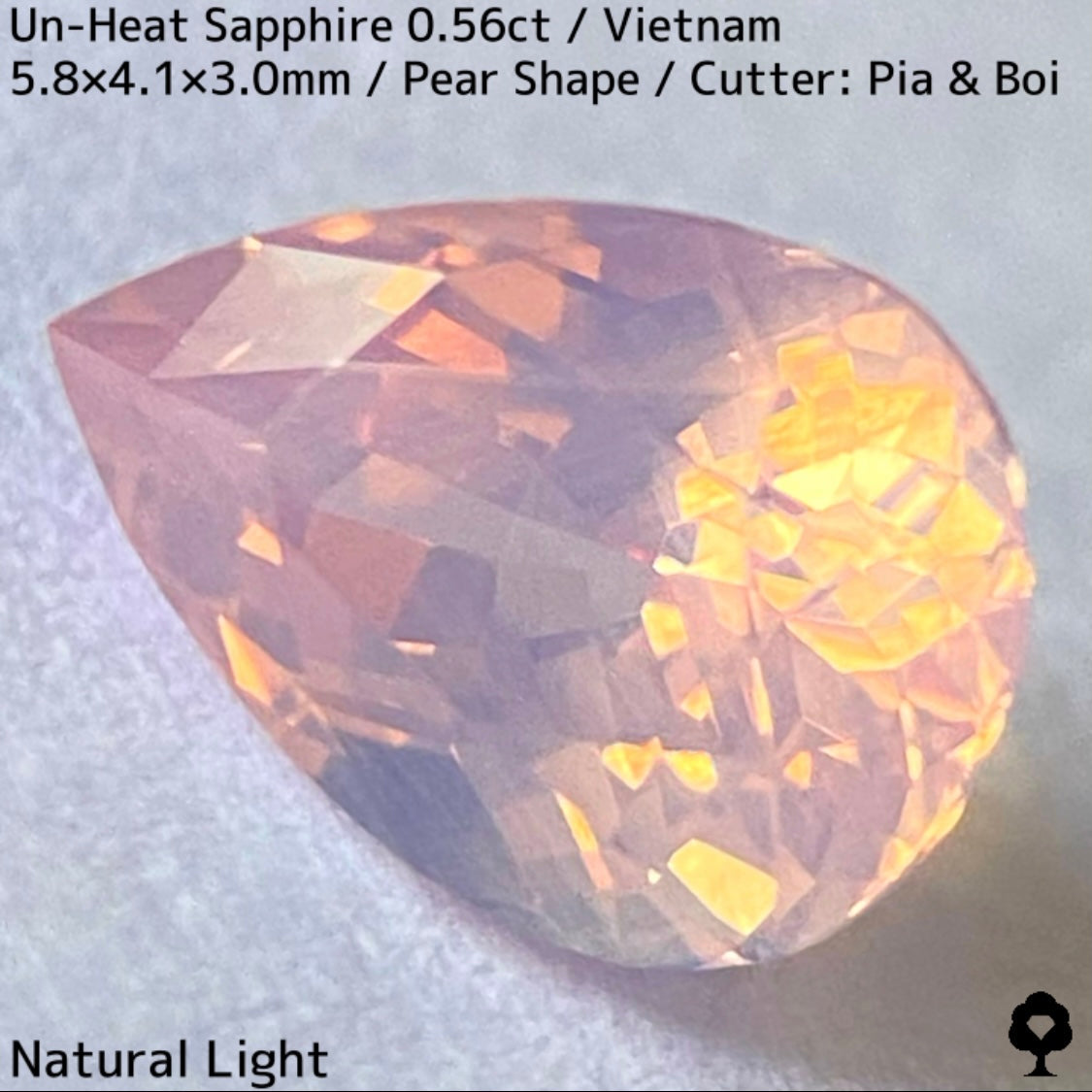 Un-Heat Sapphire 0.56ct / Vietnam