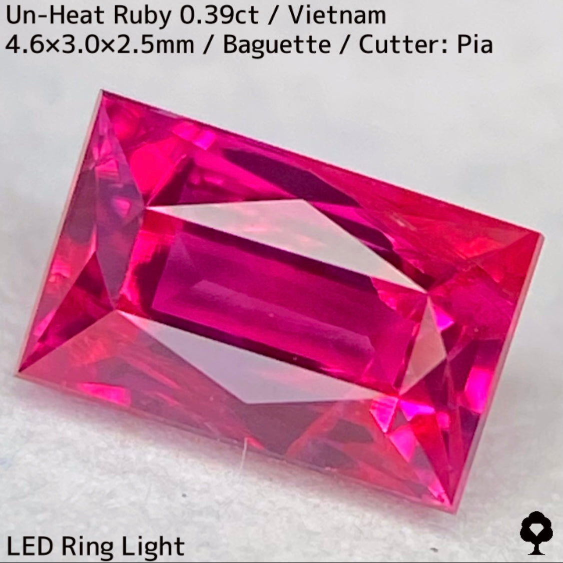 Un-Heat Ruby 0.394ct / Vietnam
