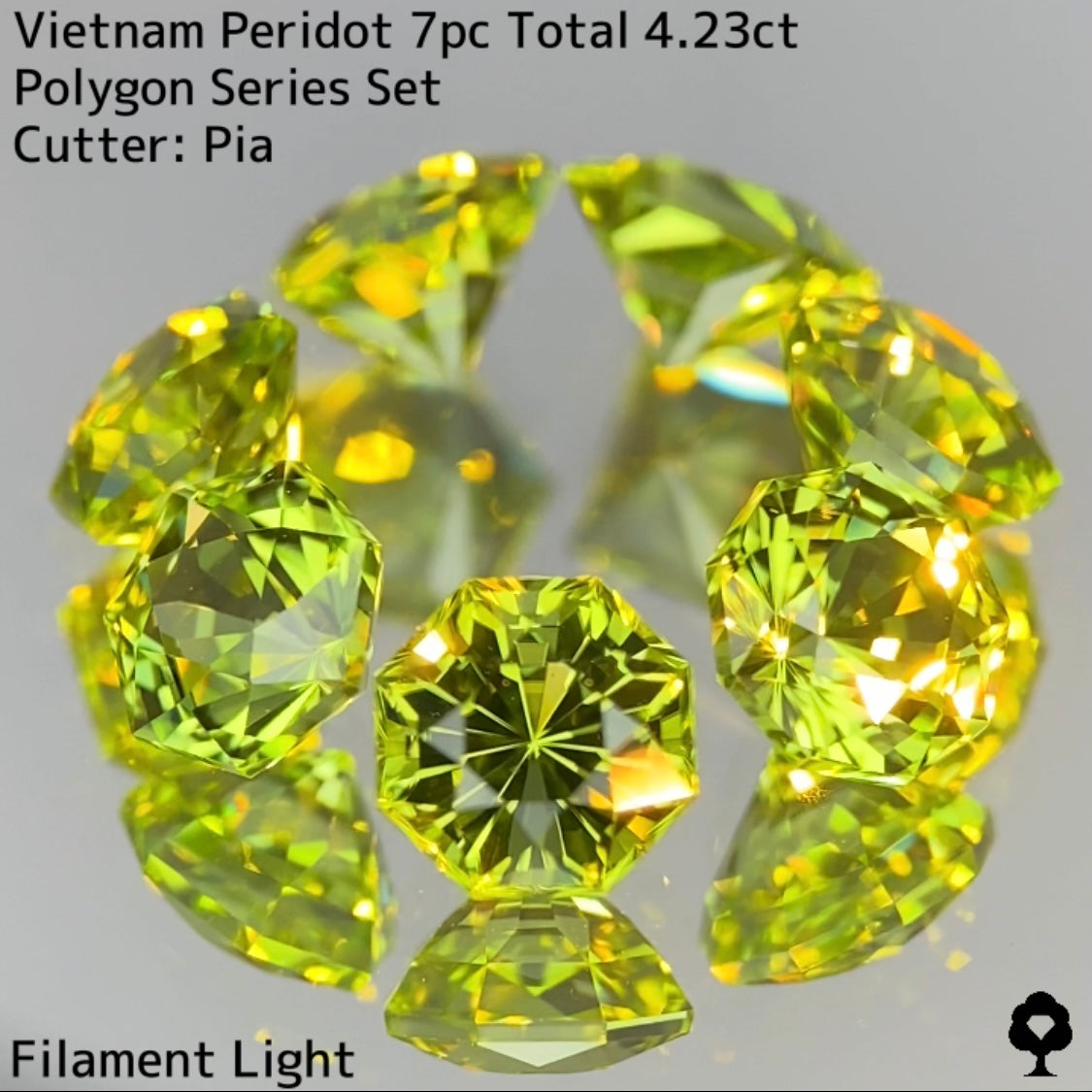 Peridot 7P 4.23ct / Vietnam / Narika collection