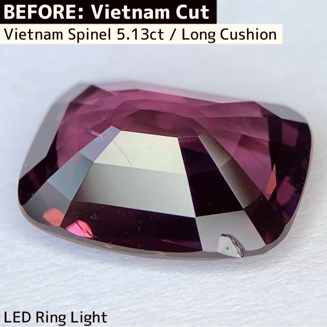 Spinel 2.788ct / Vietnam