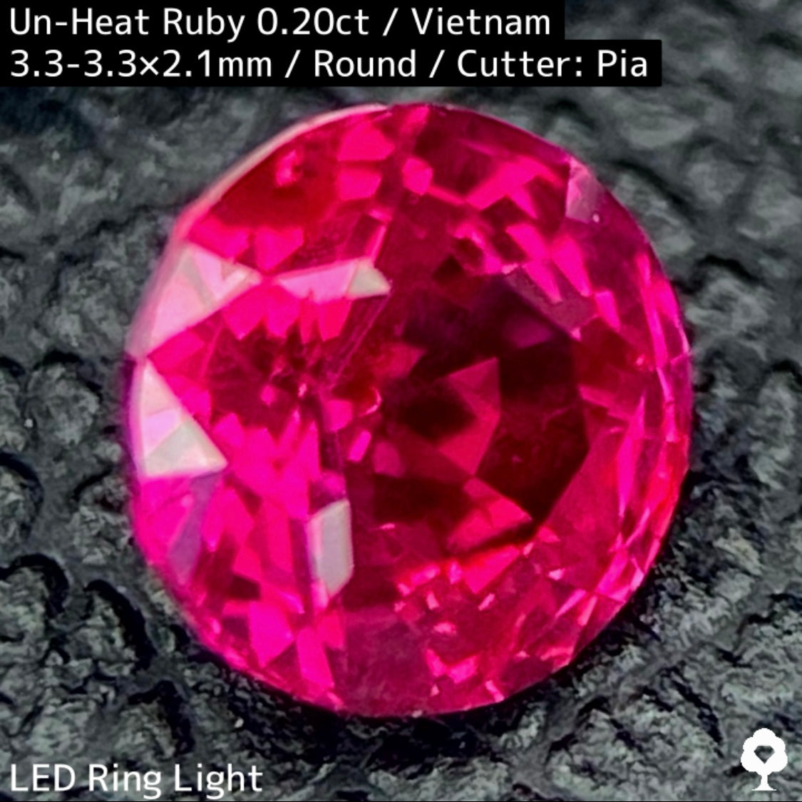 Un-Heat Ruby 0.20ct / Vietnam