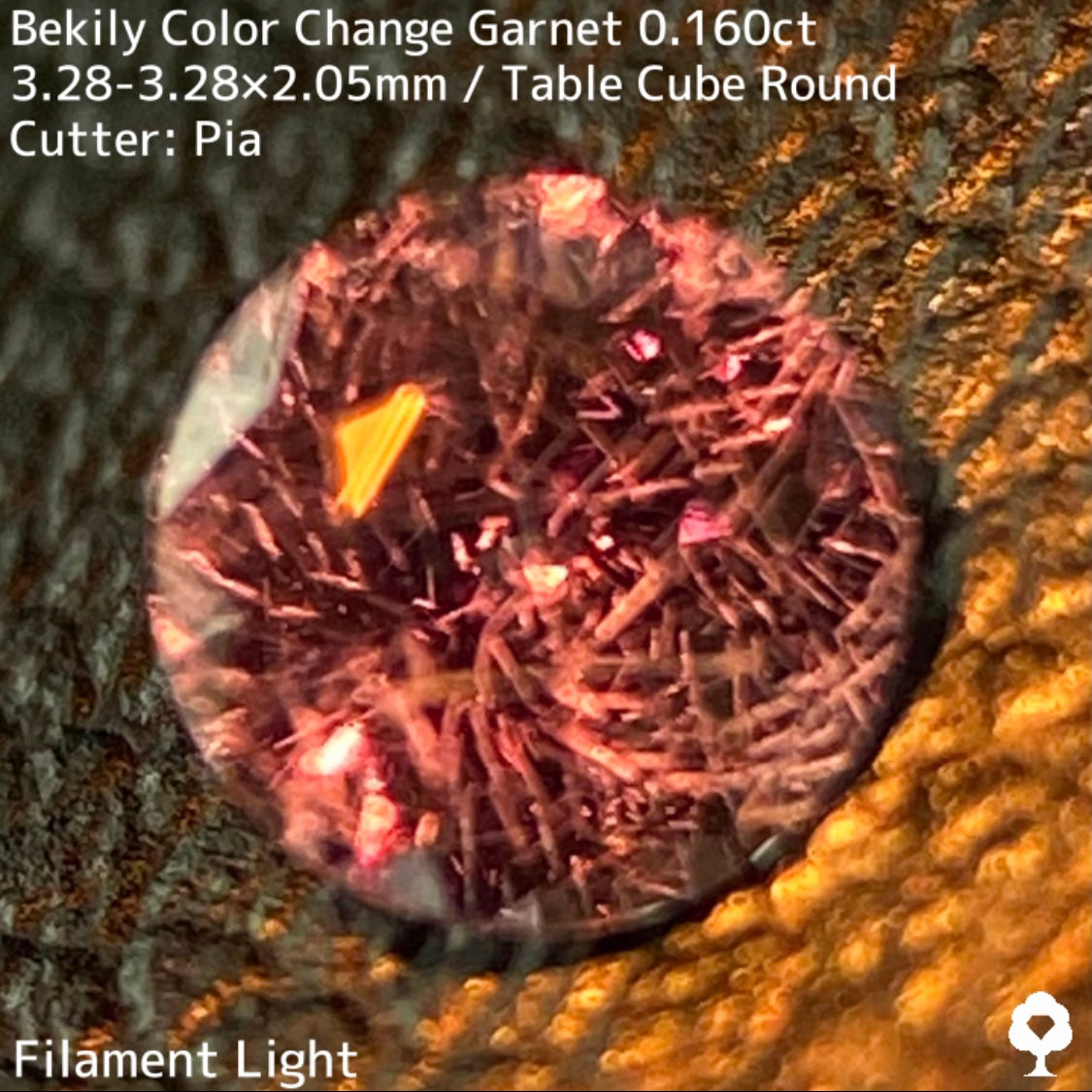 Color Change Garnet 0.160ct / Bekily(Madagascar)