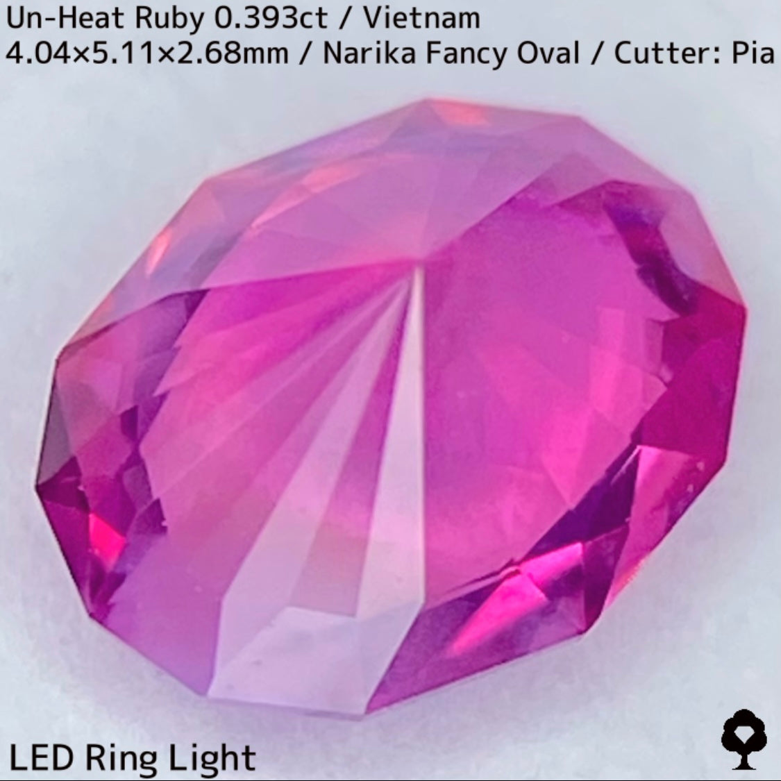 Un-Heat Ruby 0.393ct / Vietnam
