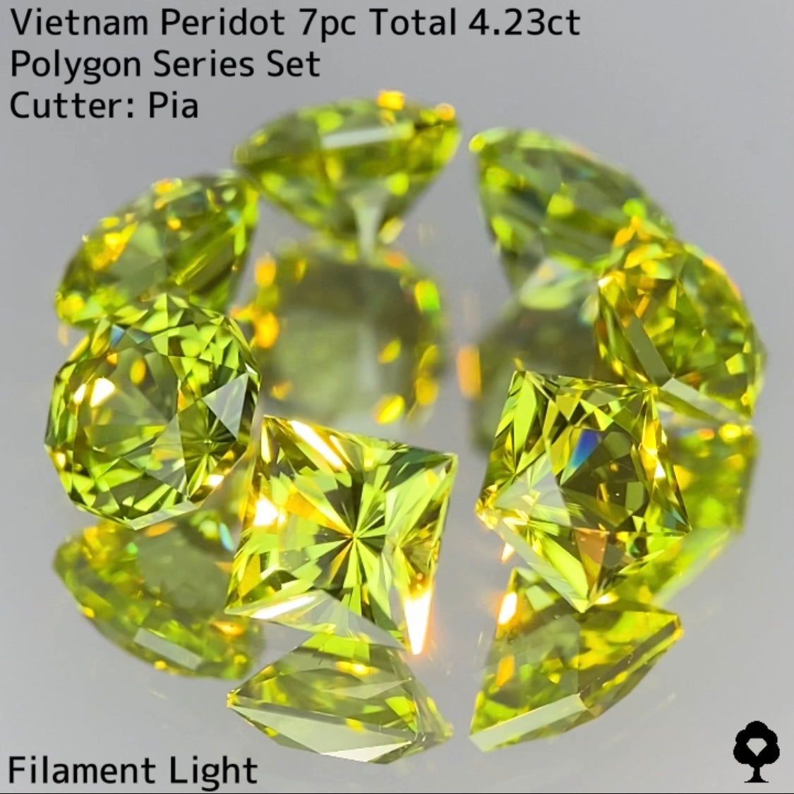 Peridot 7P 4.23ct / Vietnam / Narika collection