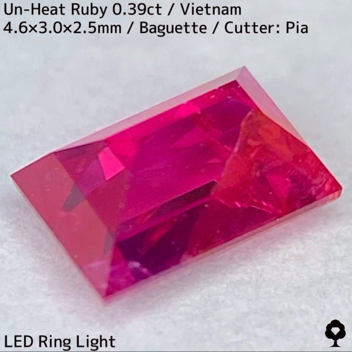 Un-Heat Ruby 0.394ct / Vietnam
