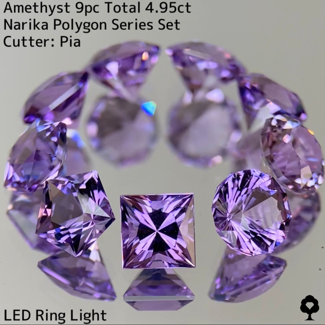 Amethyst Set 4.95ct / Narika collection