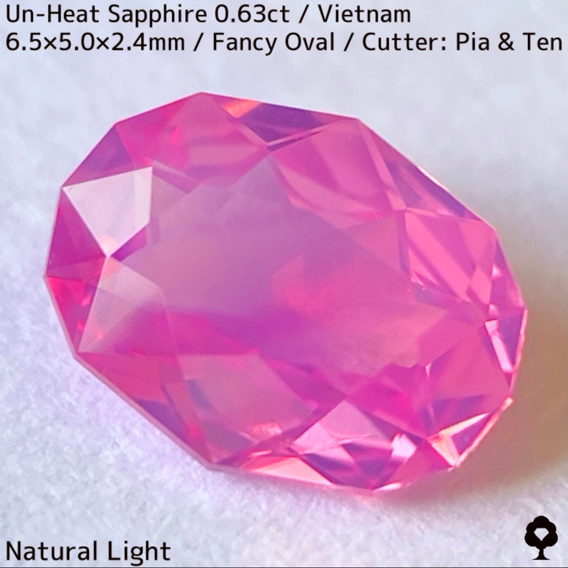 Un-Heat Sapphire 0.63ct / Vietnam