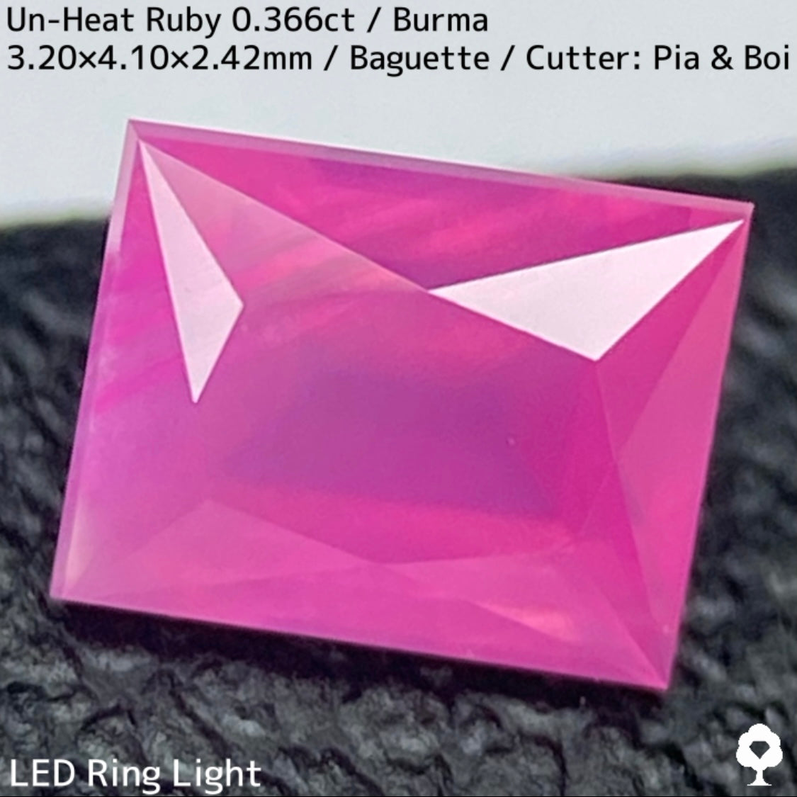 Un-Heat Ruby 0.366ct / Burma