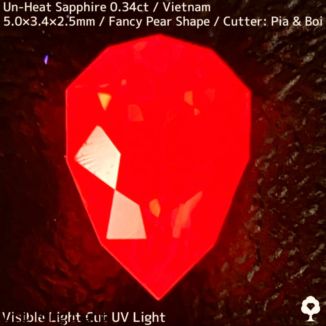 Un-Heat Sapphire 0.34ct / Vietnam
