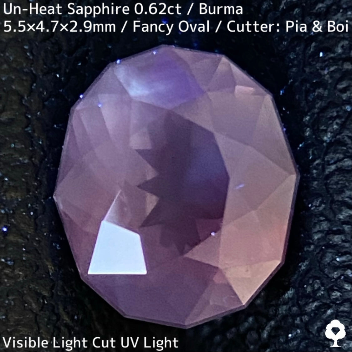 Burmese unheated sapphire 0.62ct★★