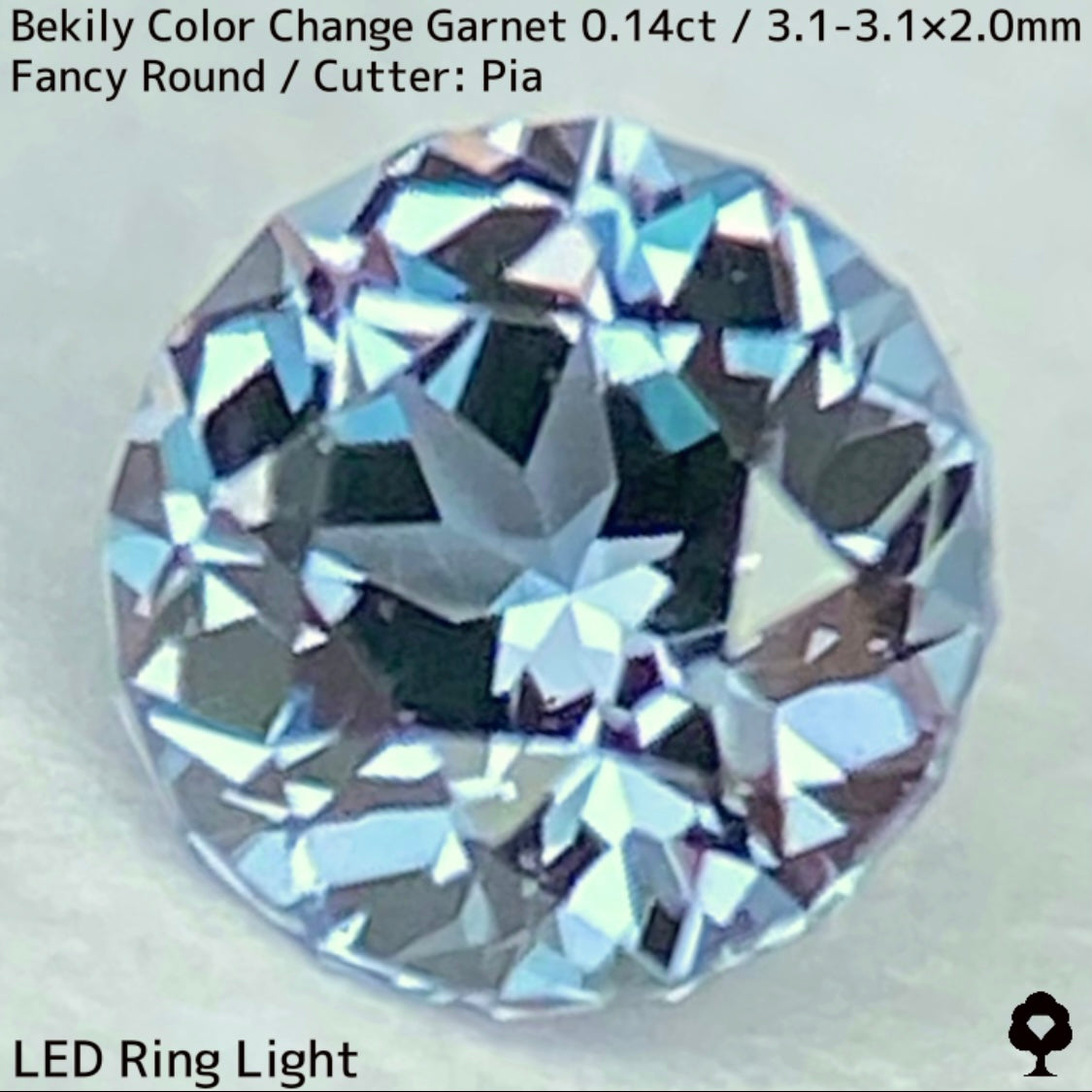 Color Change Garnet 0.14ct / Bekily(Madagascar)