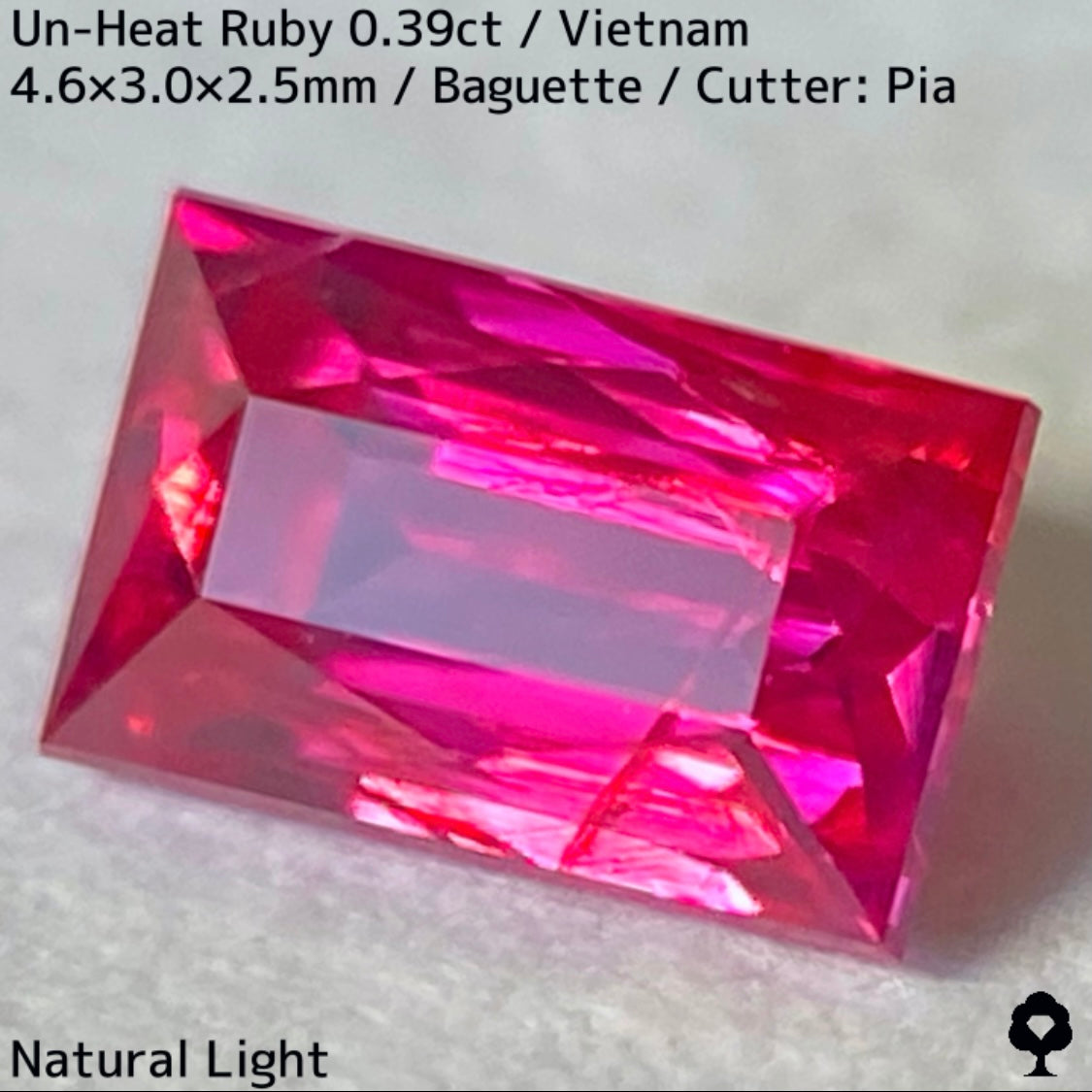 Un-Heat Ruby 0.394ct / Vietnam